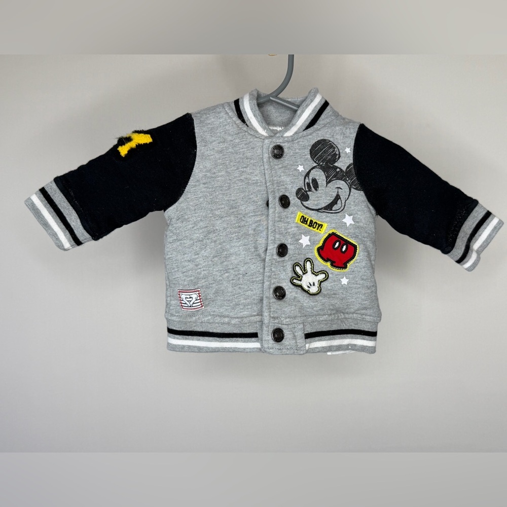 Disney Baby Original Mouseketeer Mickey Mouse Varsity Jacket Baby 0-3 months